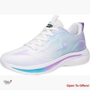 Lightweight Mesh Running Shoes for Women, Non Slip Athletic Sneakers